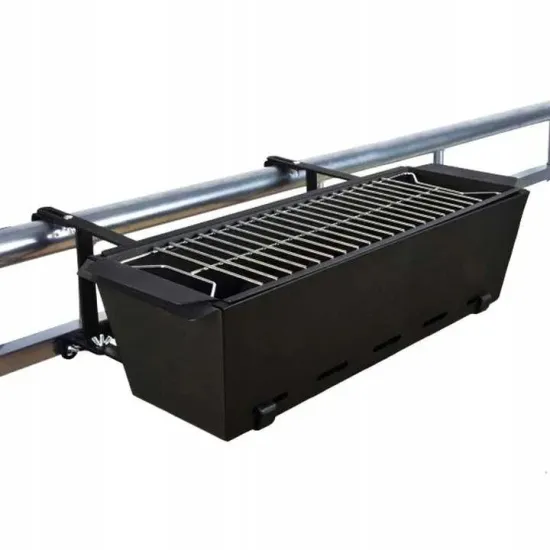 New Design Portable Steel Balcony Handrail Hanging Bbq Grill for Balcony Apartment