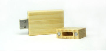 Square Wooden Usb Flash Drive - Eco Friendly (my-uw06)