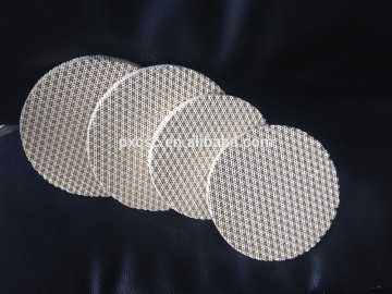 130mmD x 13mmT infrared honeycomb ceramic plate