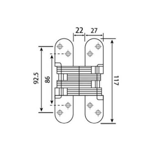 Европейский стиль темный шарнир