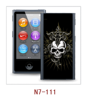 Skull Picture 3d Ipod Nano Case,pc Case Rubber Coated,multiple Colors Available 