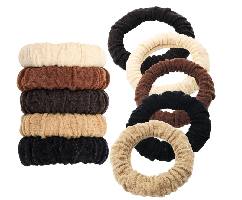 Soft and Elastic Polyester Hair Bands Without Tugging