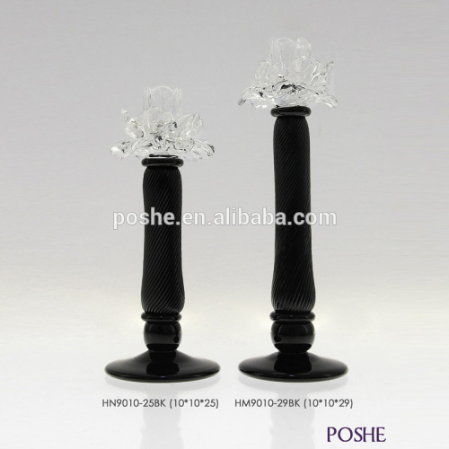 2016 High quality Popular luxury black decorative candle long stemmed votive holders                        
                                                                                Supplier's Choice