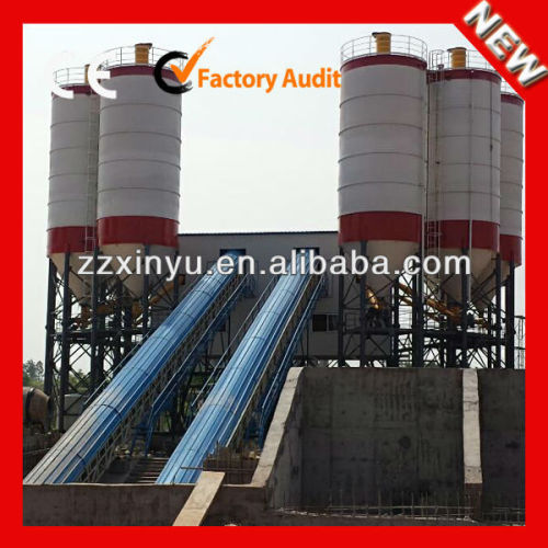 Professional HZS120 Concrete Mixing Plant Production Line