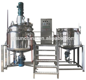 Vacuum homogeneous mixer for cosmetics