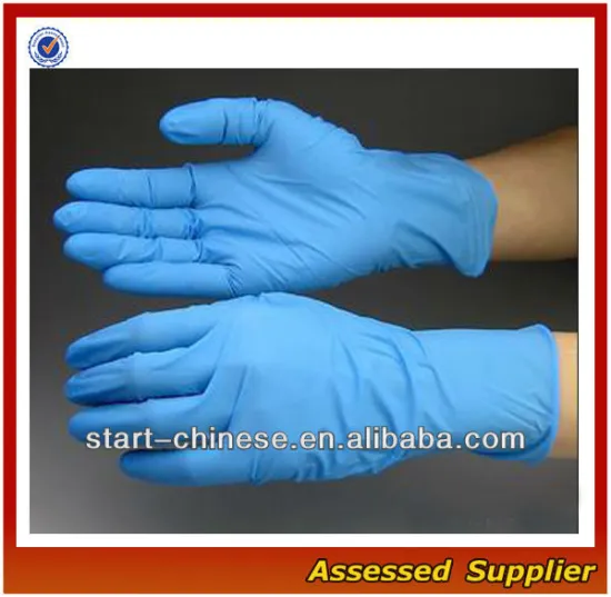 CX-90 Low Powder 9" Disposable Latex Examination Gloves/disposable examination latex gloves/disposable latex gloves/latex
