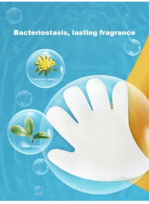 Pet disposable gloves bath cleaning wet tissue cleaning