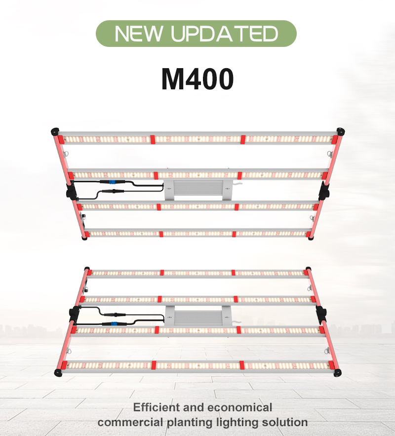 400W Spectrum cultivar bar com diodos samsung