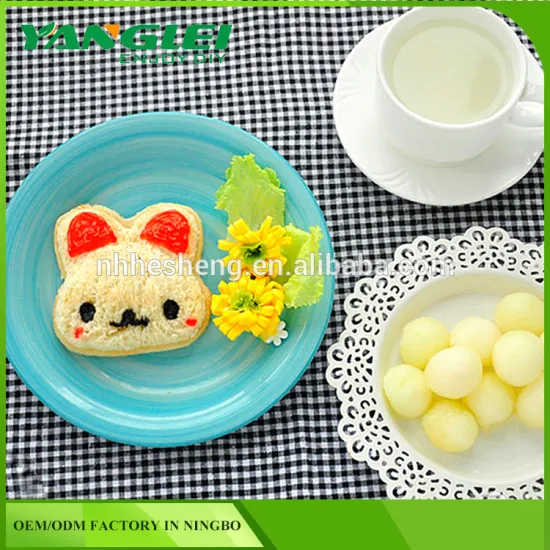 Cartoon Rabbit Sandwich Mold Cookie Cutter Cake Bread Bento Maker