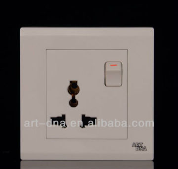 1 Bande Swich und Universal Sockel /Wandschalter und Soecket E3 -Serie