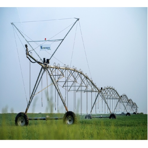 Remote control watering wheel center pivot irrigation system