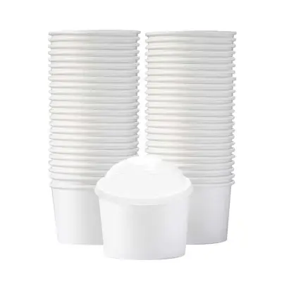 Biodegradable Disposable Paper Ice Cream Cups