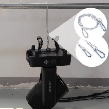 Strong 5mm Stainless Steel Safety Rope for Hanging Stage Lights