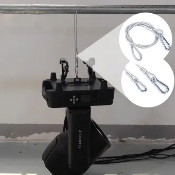 Strong 5mm Stainless Steel Safety Rope for Hanging Stage Lights