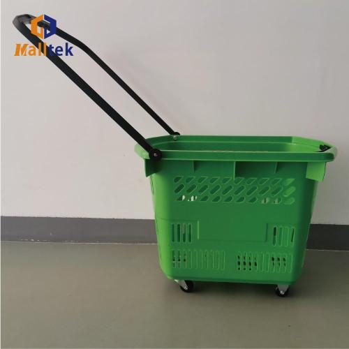 High quality grocery rolling shopping basket