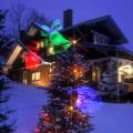 LED Landscape Projector Lamp Christmas Moving Spotlight