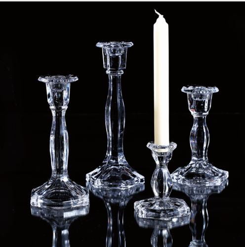 långa skaft glas votive ljushållare set set