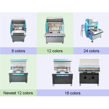 Máquina de fabricação automática automática de chaveiro de borracha de borracha PVC