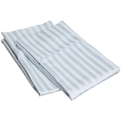 250tc cotton poly 2cm stripe pillowcase