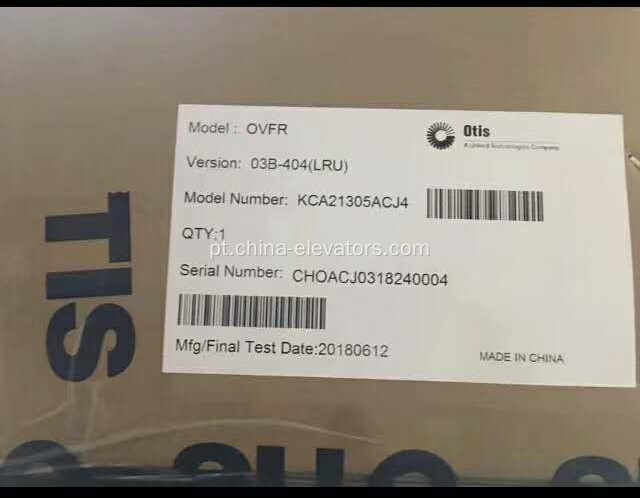 Inversor KCA21305ACJ4 OVFR03B-404 (LRU) para elevadores OTIS