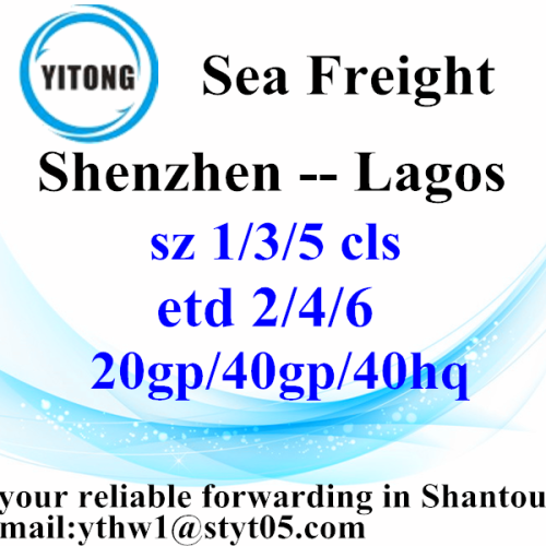 Shenzhen Internacional de flete marítimo a Lagos