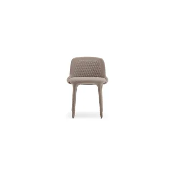 Light luxury chair nordic beige simple dining chair
