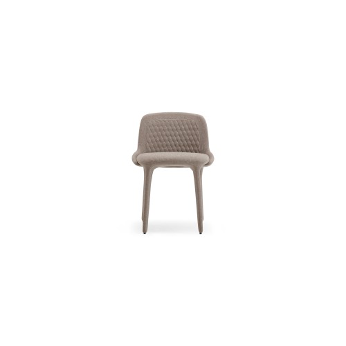 Sedia di lusso leggera Nordic beige semplice sedia da pranzo