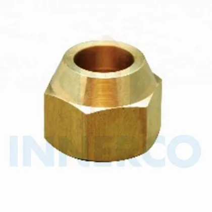 Brass Flare Pipe Fittings - Brass Short SAE Flare Nut for Air Conditioner