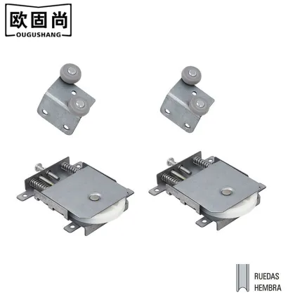 Silent Anti-Drop Wardrobe Door Rollers