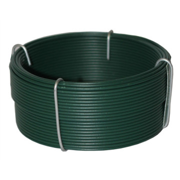 Alambre recubierto de PVC verde de alta calidad