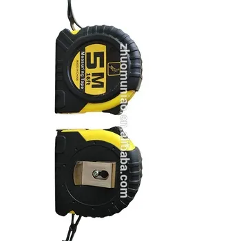 Hot Sale Auto Lock Plastic ABS +Rubber TPR Measuring Tape  Anti Drop Hand Tool OEM Factory Supply