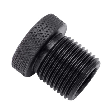 Black steel oil filter thread adapter fitting