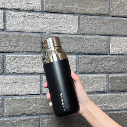 Stainless steel vacuum insulated cup mirror cover