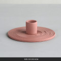Creamic candlestick holder for candle