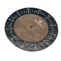 Partes de reloj de dial de reloj de madera hecha de madera
