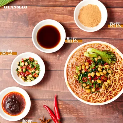 Noodles & Vermicelli with Egg & Veg – Golden Soup Beef Flavor Instant Noodle Bowl – Quick Meal, Late-Night Snack – Noodle & Verm