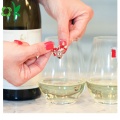 Christmas Holiday Silicone Magnetic Cocktail Glass Markers