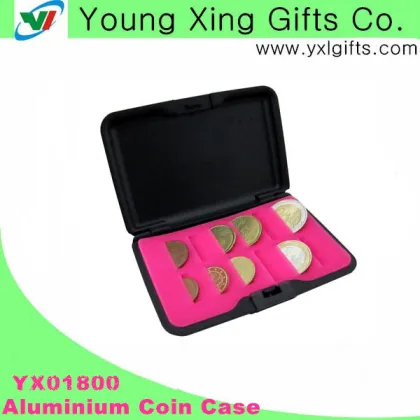 Aluminium pocket coin wallet