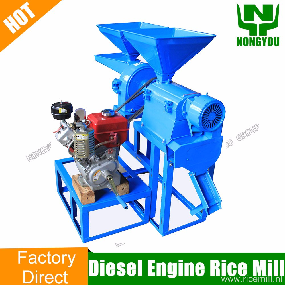 Small Diesel Engine Rice Mill 4HP Family Use 6NF-2.2