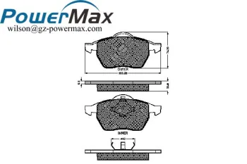 Automotive Spare Parts / Brake Pad / AUDI / OE:8D0 698 151 A