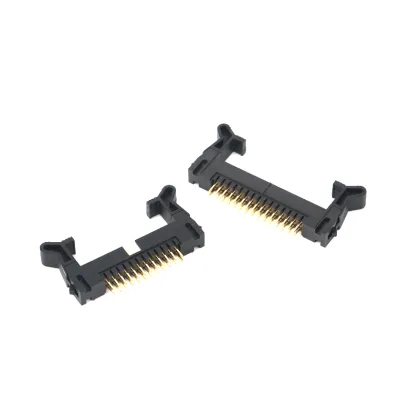 2.0mm Long ear buckle black Box Header