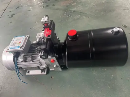 Hydraulic lifting platform power unit