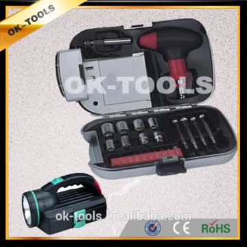 OK-tools 23PCS Emergency Tool Kit with Flashlight