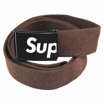 Fashionable khaki canvas belt/polyester belt/cotton belt/fabric belt/print buckle belt