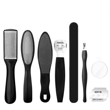 Stainless Steel Foot Care Kit: Foot Rasp & Pedicure Set for Dead Skin Removal
