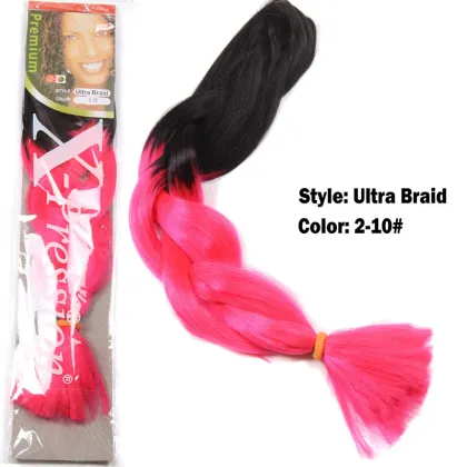 Wholesale Custom Fashion Luxury Synthetic Hair synthetic yaki braiding hair