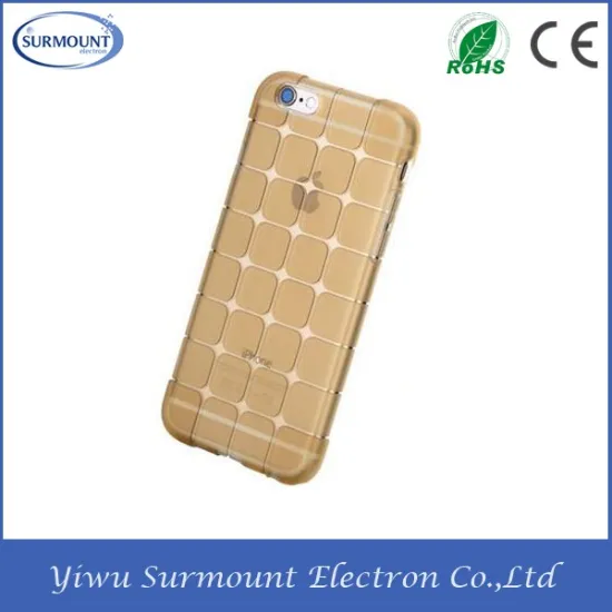 2016 Transparent Clear Magic Cube TPU Mobile Phone Case for apple iphone 6 Case