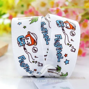 New arrival grosgrain craft cartoon printed ribbon