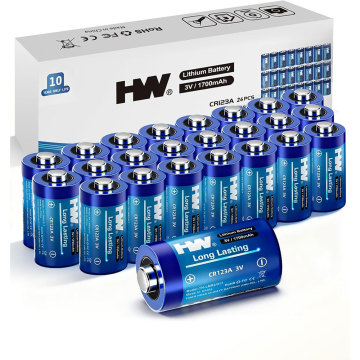 Batteria al litio 24 pezzi 3V CR123A 1700mAh