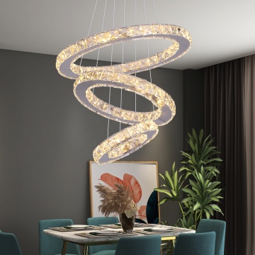 USA Darmowa dostawa 47W Hotel Hotel Dekoracyjny żyrandol Lampa wisząca z pilotem zdalnym